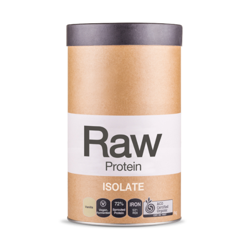 Raw Protein Isolate By Amazonia 1Kg / Vanilla Protein/vegan & Plant