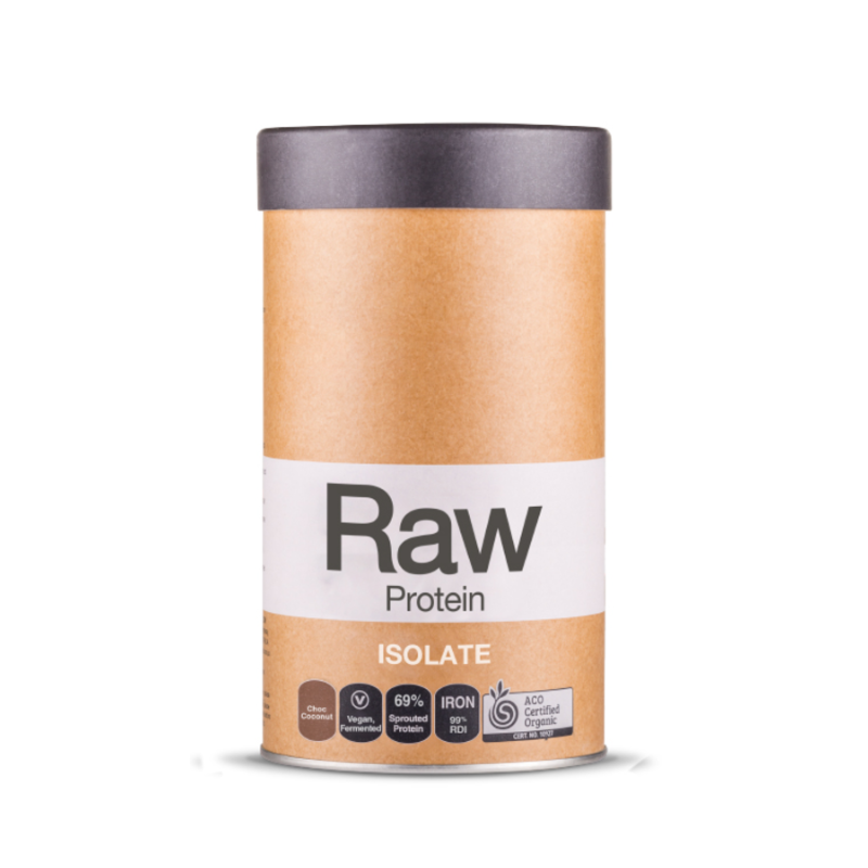 Raw Protein Isolate By Amazonia 500G / Choc Coconut Protein/vegan & Plant