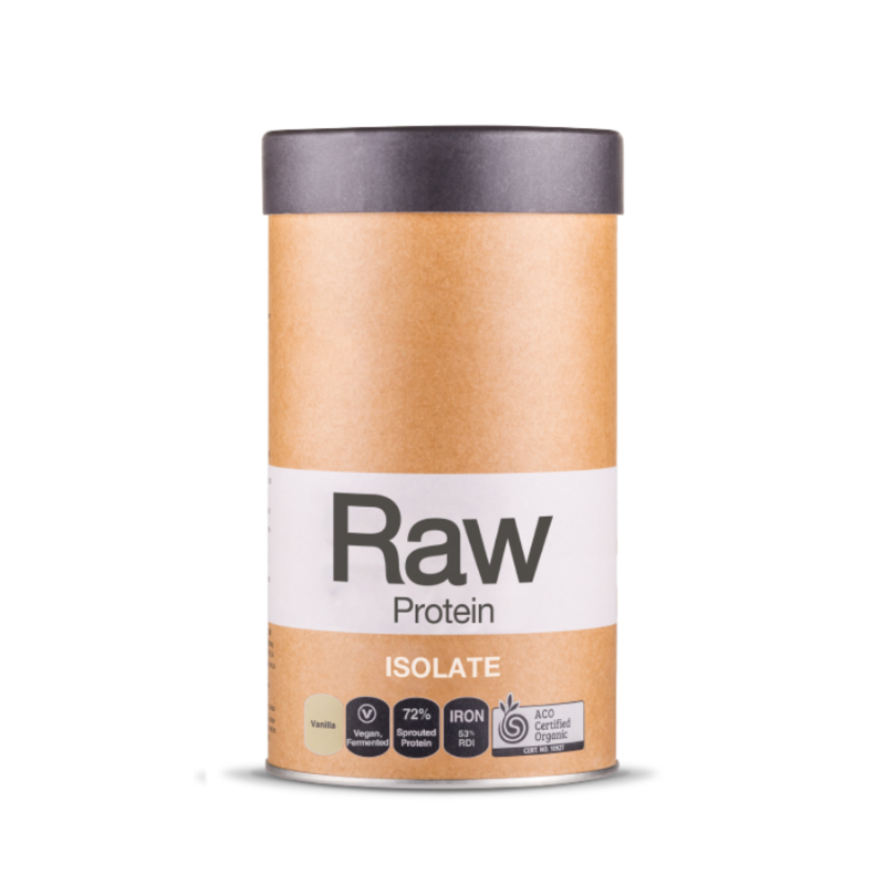 Raw Protein Isolate By Amazonia 500G / Vanilla Protein/vegan & Plant
