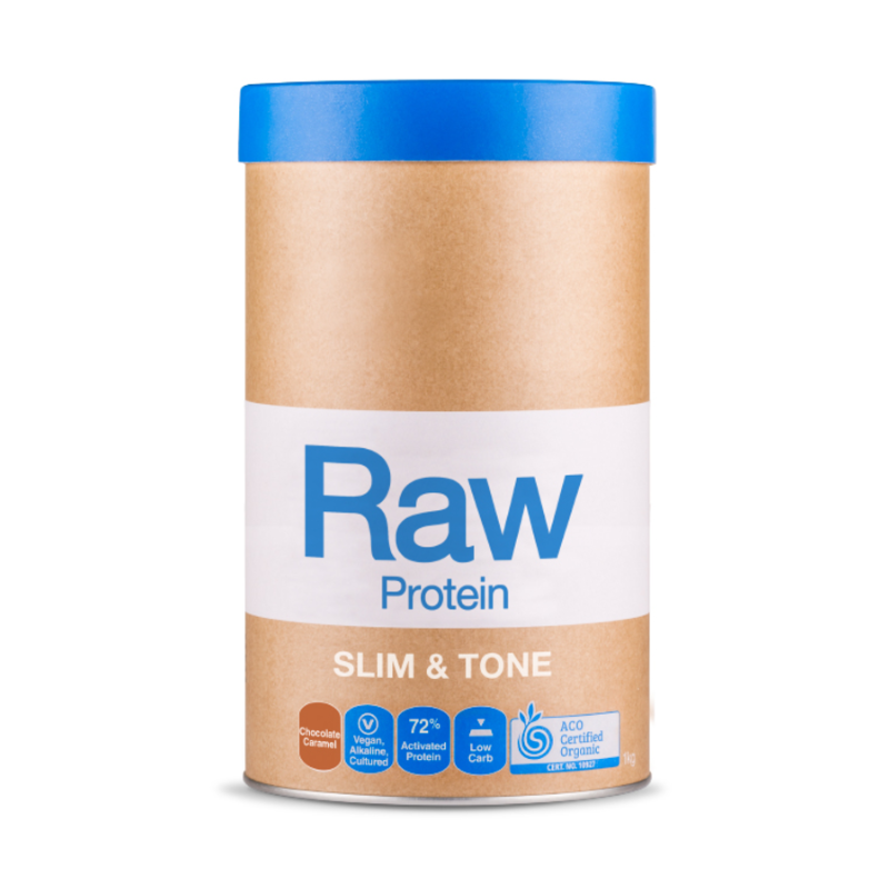 Raw Slim & Tone Protein By Amazonia 1Kg / Chocolate Caramel Protein/vegan Plant