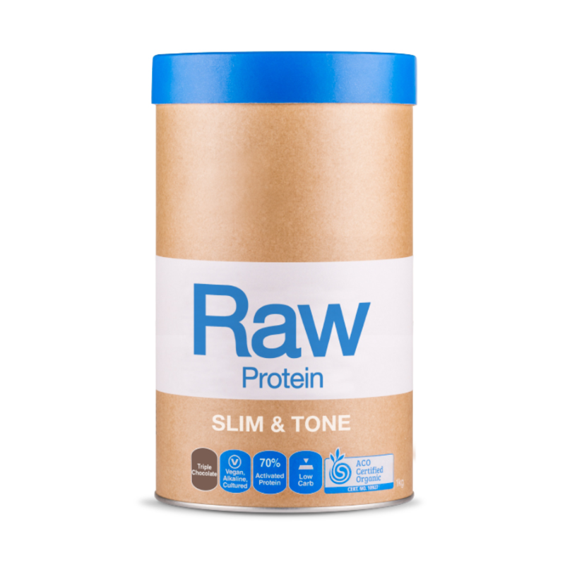 Raw Slim & Tone Protein By Amazonia 1Kg / Triple Chocolate Protein/vegan Plant