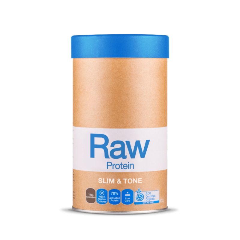Raw Slim & Tone Protein By Amazonia 500G / Triple Chocolate Protein/vegan Plant
