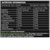 Creatine Micronized Monohydrate by Athletic Sport