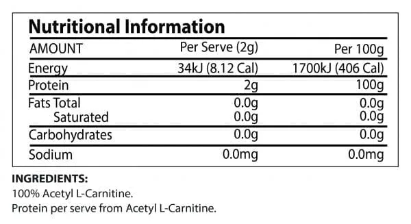 Acetyl L-Carnitine by ATP Science