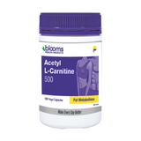 Acetyl L-Carnitine 500Mg By Henry Blooms 180 Capsules Weight Loss/l Carnitine