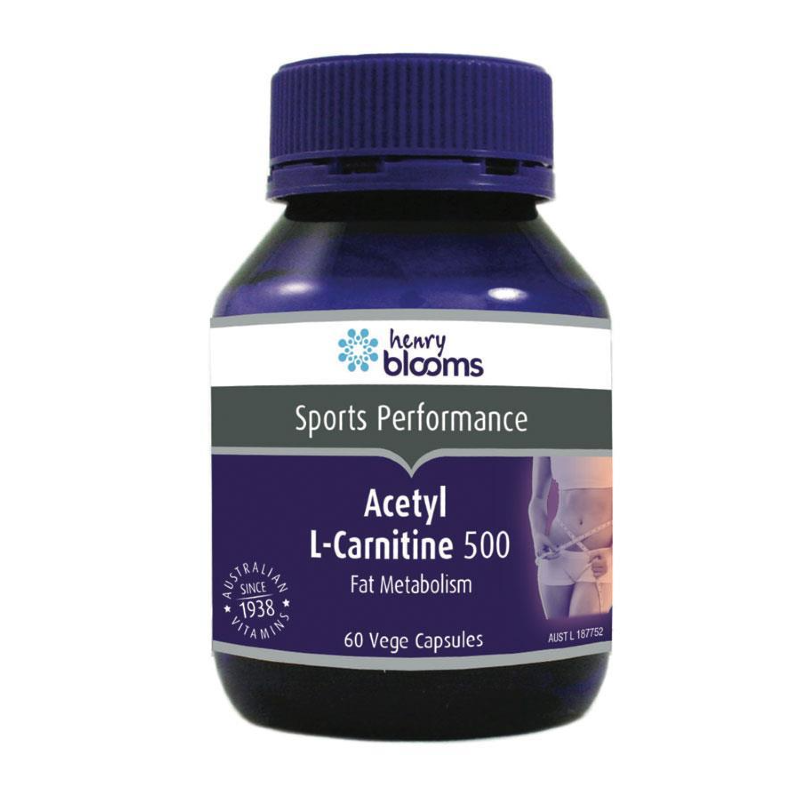 Acetyl L-Carnitine 500Mg By Henry Blooms 60 Capsules Weight Loss/l Carnitine