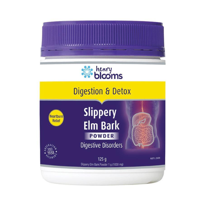 Slippery Elm Bark Powder By Henry Blooms Hv/vitamins