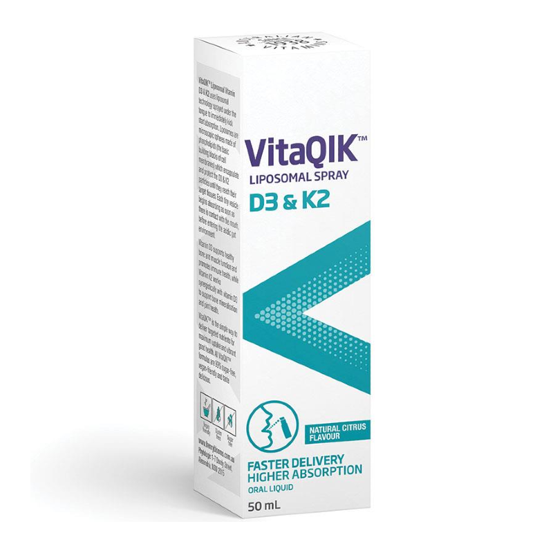 Vitaqik Liposomal Vitamin D3 K2 By Henry Blooms Hv/vitamins