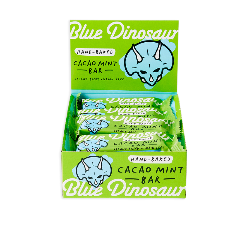 Hand-Baked Paleo Bar By Blue Dinosaur Box Of 12 / Cacao Mint Category/food General
