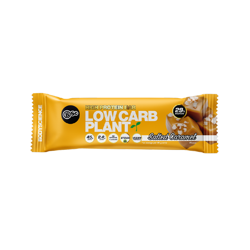 High Protein Low Carb Plant Bar By Body Science (Bsc) 45G / Salted Caramel Protein/bars &