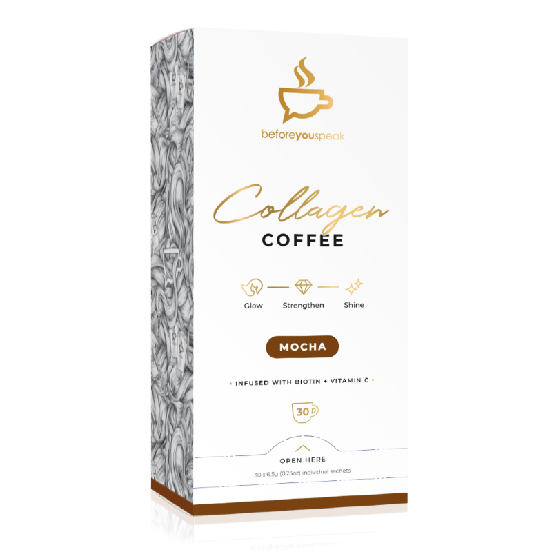 Glow Collagen Coffee By Before You Speak 30 Serves / Mocha Sn/tea &