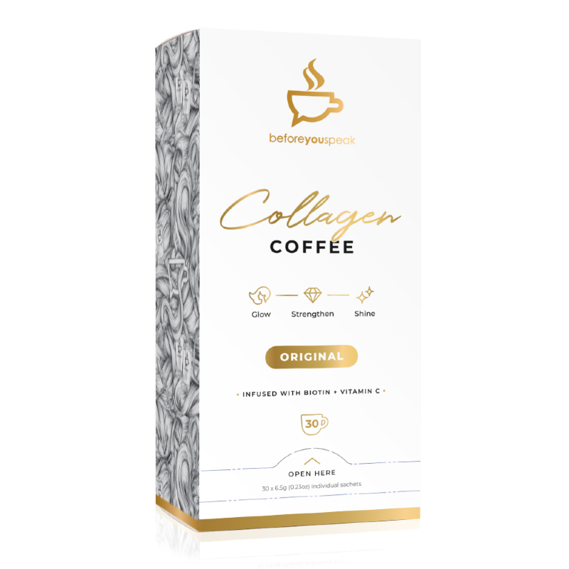 Glow Collagen Coffee By Before You Speak 30 Serves / Original Sn/tea &