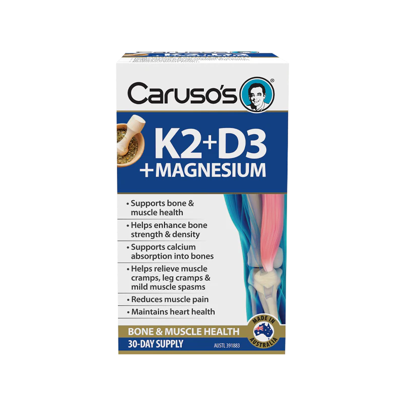 K2 + D3 + Magnesium by Carusos