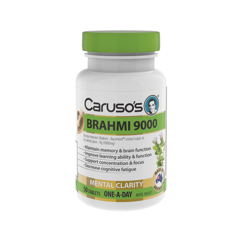 Brahmi 9000 By Carusos Natural Health Hv/vitamins