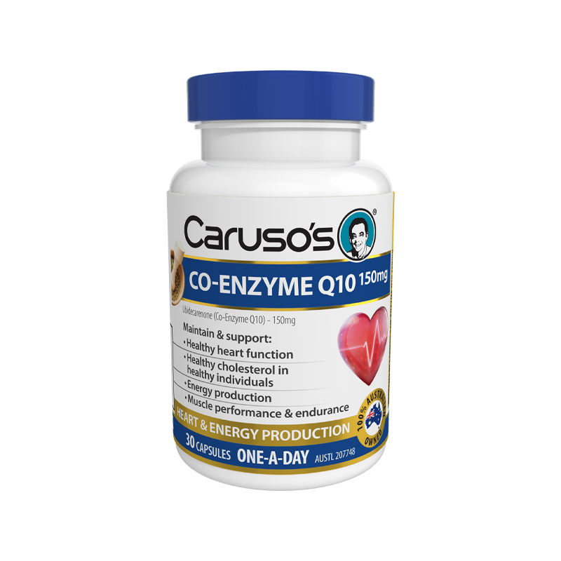 Co-Enzyme Q10 150Mg By Carusos Natural Health 30 Capsules Hv/vitamins