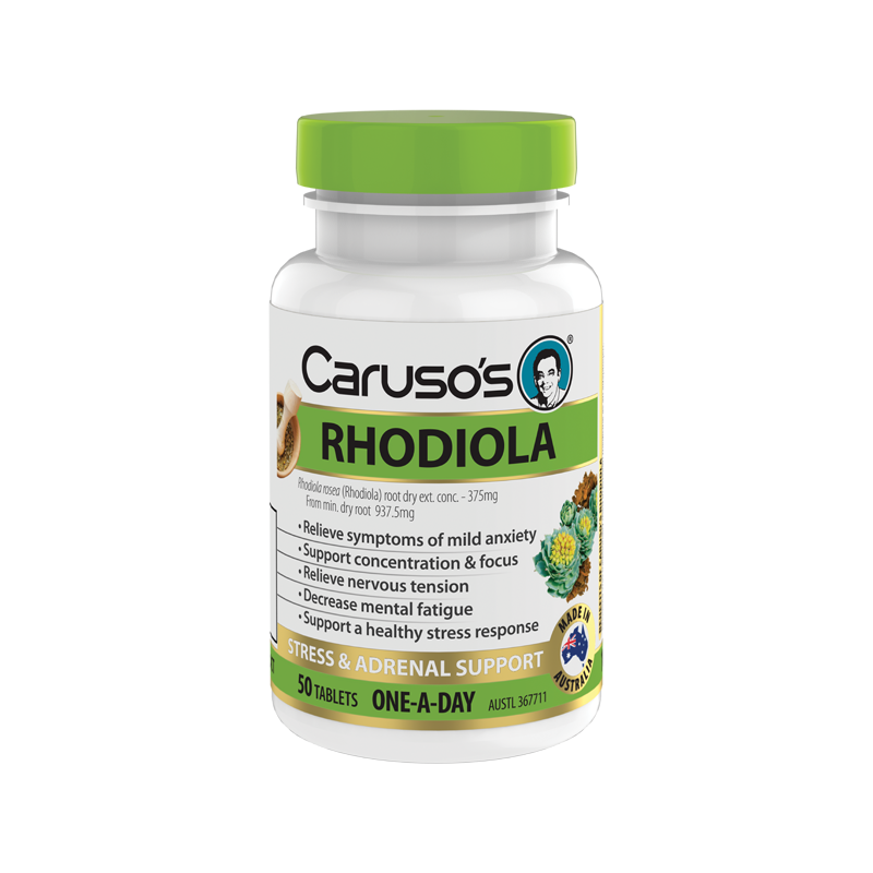 Rhodiola By Carusos Natural Health 50 Tablets Hv/vitamins