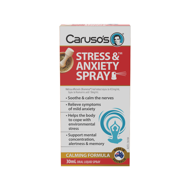 Stress & Anxiety Spray By Carusos Natural Health Hv/vitamins