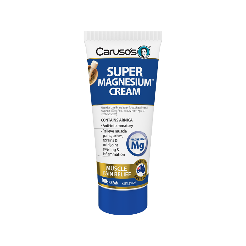 Super Magnesium Cream by Carusos Natural Health Australia