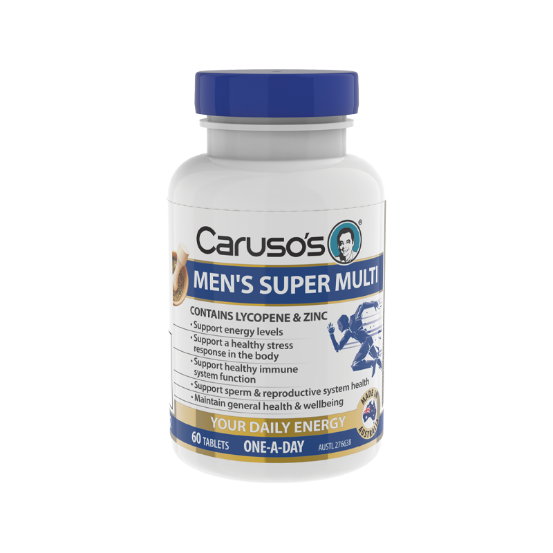 Mens Super Multi By Carusos Natural Health Hv/vitamins
