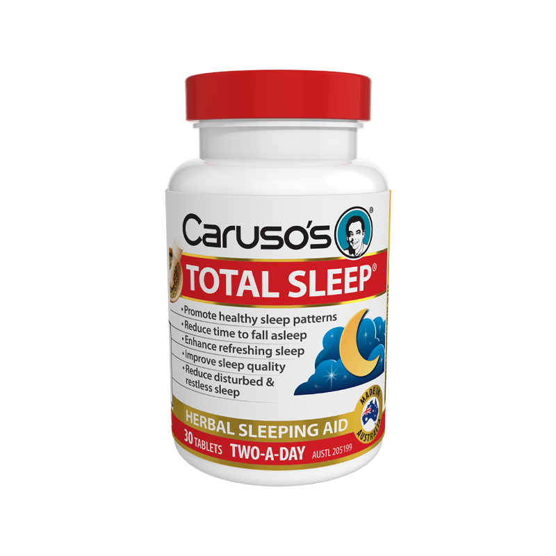 Total Sleep By Carusos Natural Health 30 Tablets Hv/vitamins