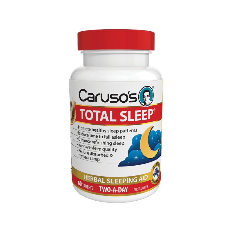 Total Sleep By Carusos Natural Health 60 Tablets Hv/vitamins