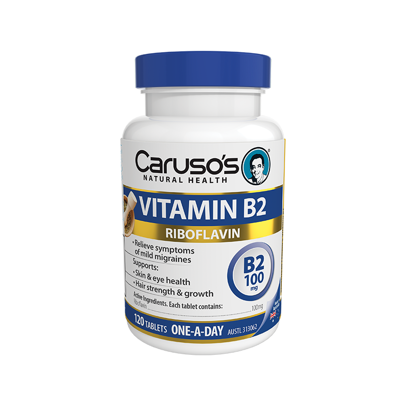 Vitamin B2 100Mg By Carusos Natural Health Hv/vitamins