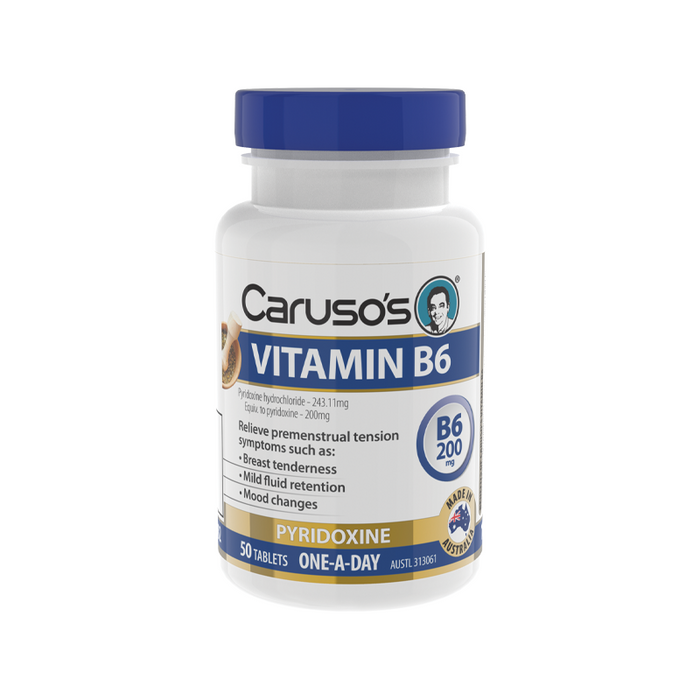 Vitamin B6 200mg by Carusos