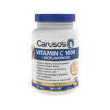 Vitamin C 1000 + Bioflavonoids By Carusos Natural Health Hv/vitamins