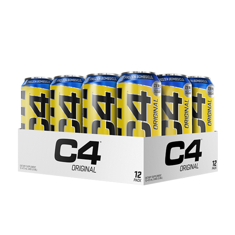 C4 Carbonated Rtd By Cellucor Box Of 12 / Frozen Bombsicle Sn/ready To Drink