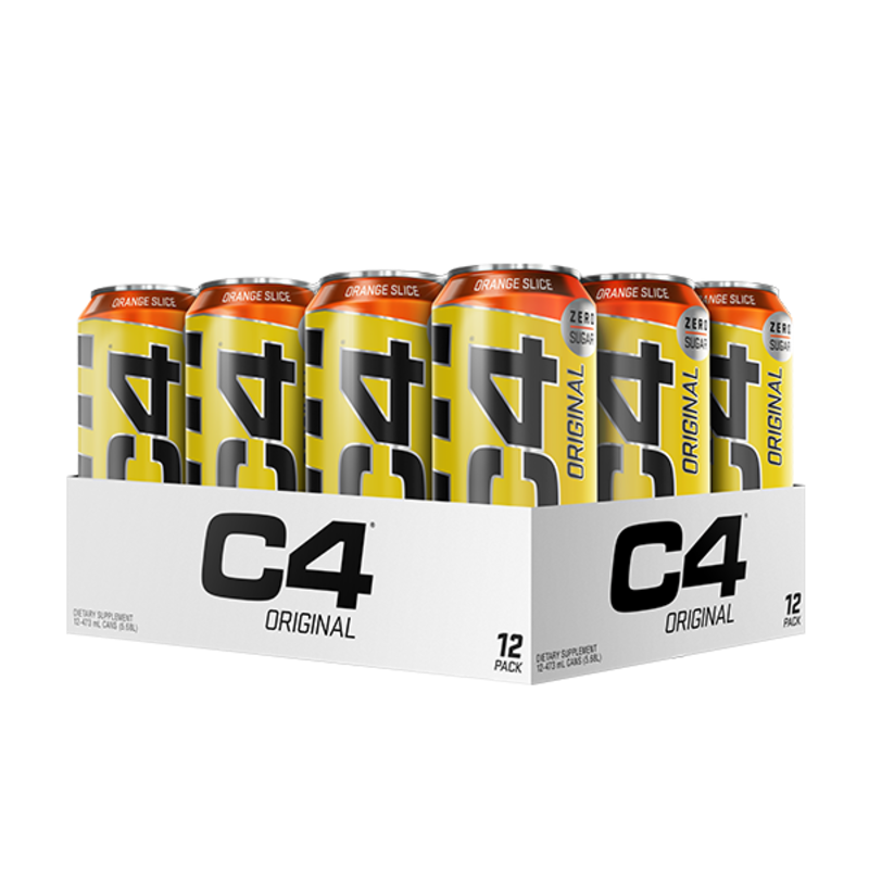 C4 Carbonated Rtd By Cellucor Box Of 12 / Orange Slice Sn/ready To Drink