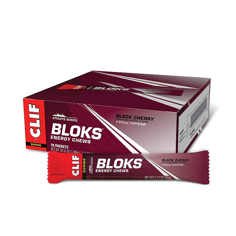 Clif Bloks Energy Chews By Box Of 18 / Black Cherry Sn/carbohydrates