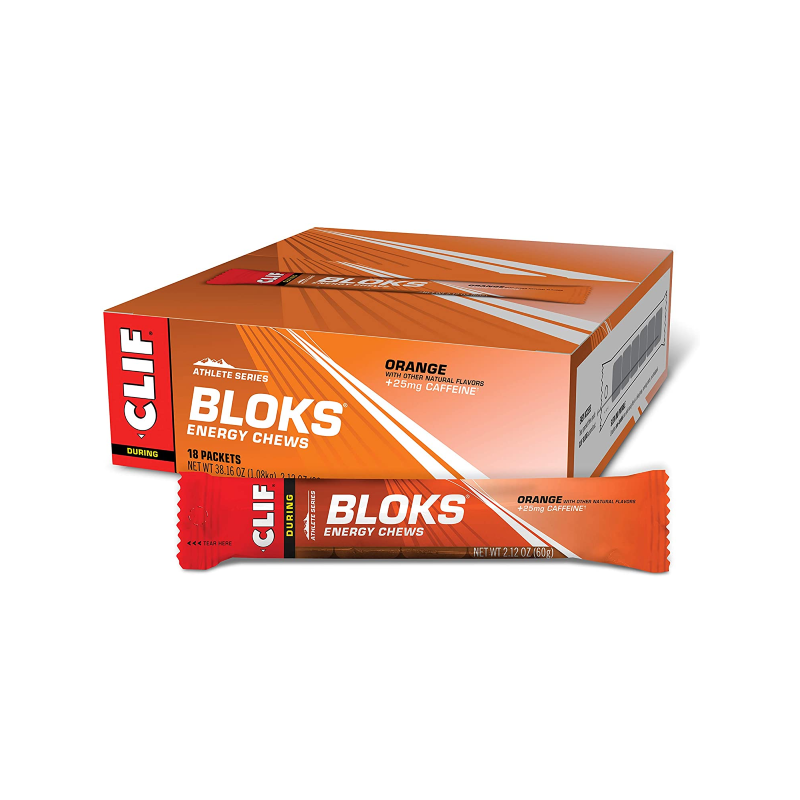 Clif Bloks Energy Chews By Box Of 18 / Orange Sn/carbohydrates