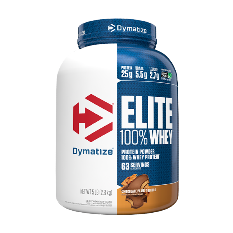 Elite 100% Whey By Dymatize 5Lb / Chocolate Peanut Butter Protein/whey Blends