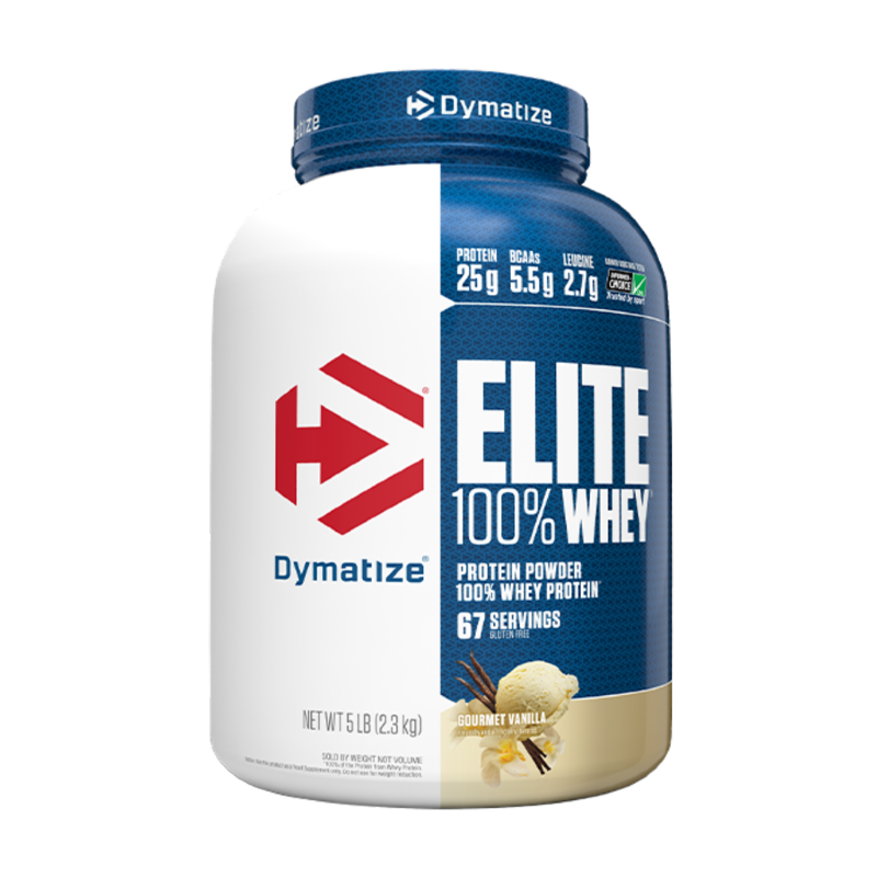 Elite 100% Whey By Dymatize 5Lb / Gourmet Vanilla Protein/whey Blends