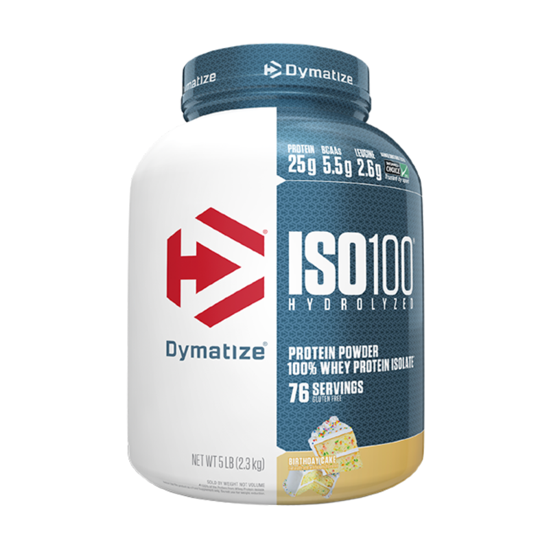 Iso100 By Dymatize 5Lb / Birthday Cake Protein/hydrolyzed