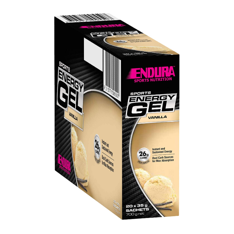 Sports Energy Gels By Endura Box Of 20 / Vanilla Sn/carbohydrates