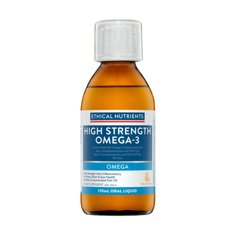 High-Strength Omega-3 Liquid By Ethical Nutrients 170Ml / Fruit Punch Hv/fish Oils