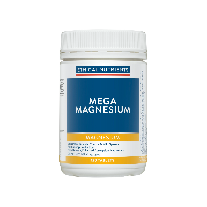 Mega Magnesium Tablets by Ethical Nutrients Australia