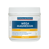 Mega Magnesium Powder By Ethical Nutrients 200G / Citrus Hv/vitamins