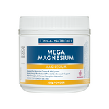 Mega Magnesium Powder By Ethical Nutrients 200G / Raspberry Hv/vitamins