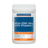 Mega Zinc Powder 40mg by Ethical Nutrients