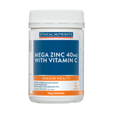 Mega Zinc Powder 40mg by Ethical Nutrients