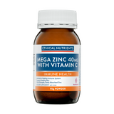 Mega Zinc Powder 40mg by Ethical Nutrients