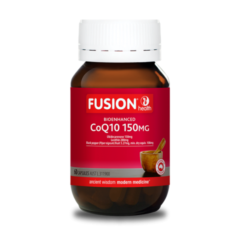 Coq10 150Mg By Fusion Health 60 Capsules Hv/vitamins