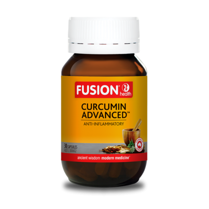 Curcumin Advanced By Fusion Health 30 Capsules Hv/vitamins