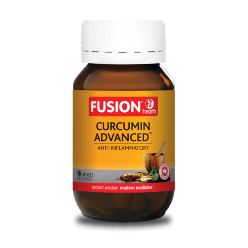 Curcumin Advanced By Fusion Health 90 Capsules Hv/vitamins