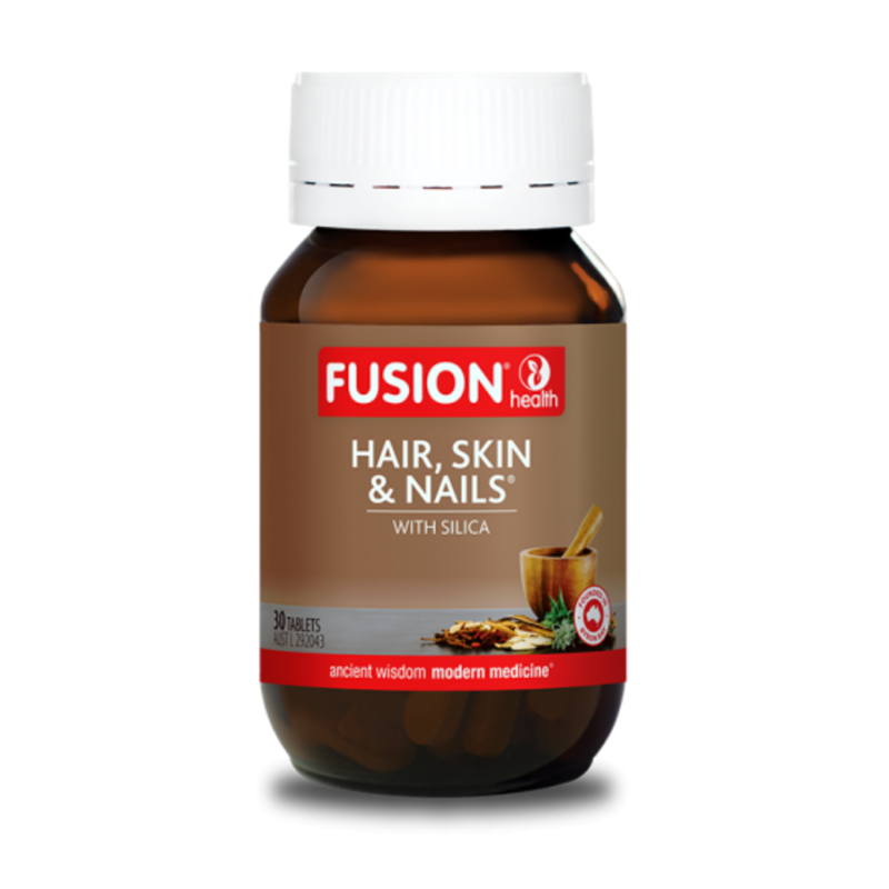 Hair Skin & Nails By Fusion Health 30 Tablets Hv/vitamins