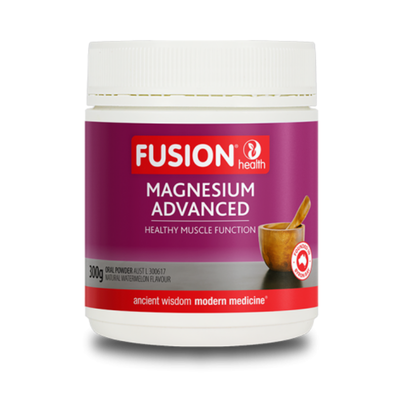 Magnesium Advanced Powder By Fusion Health 300G / Watermelon Hv/vitamins
