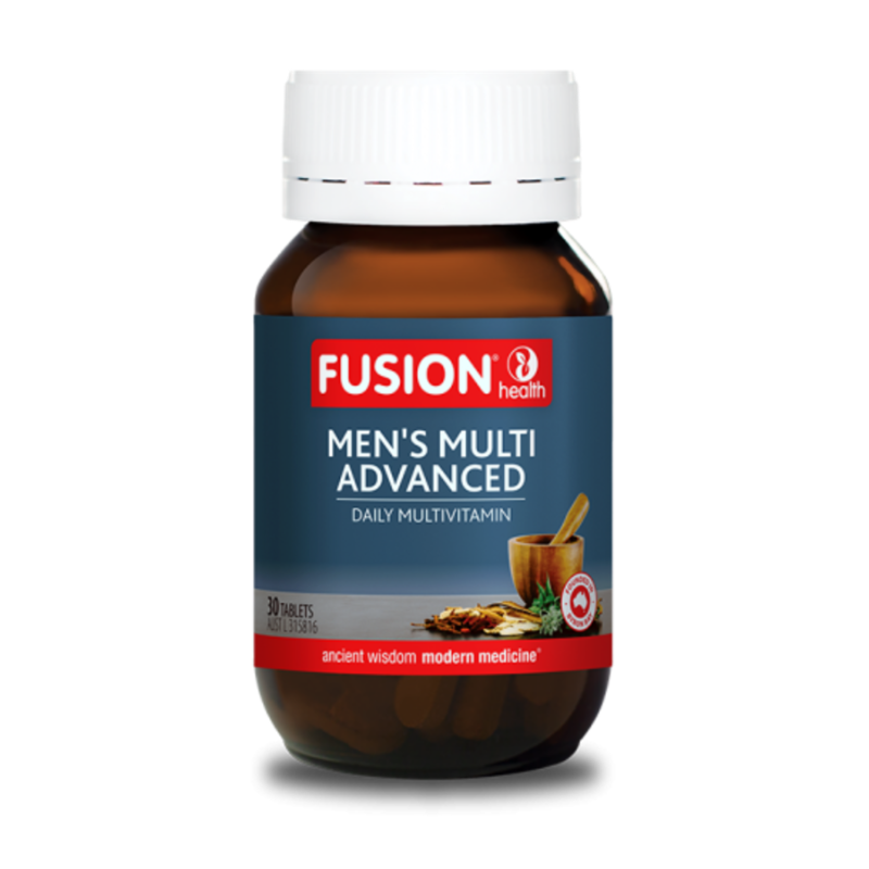 Mens Multi Advanced By Fusion Health 30 Tablets Hv/vitamins