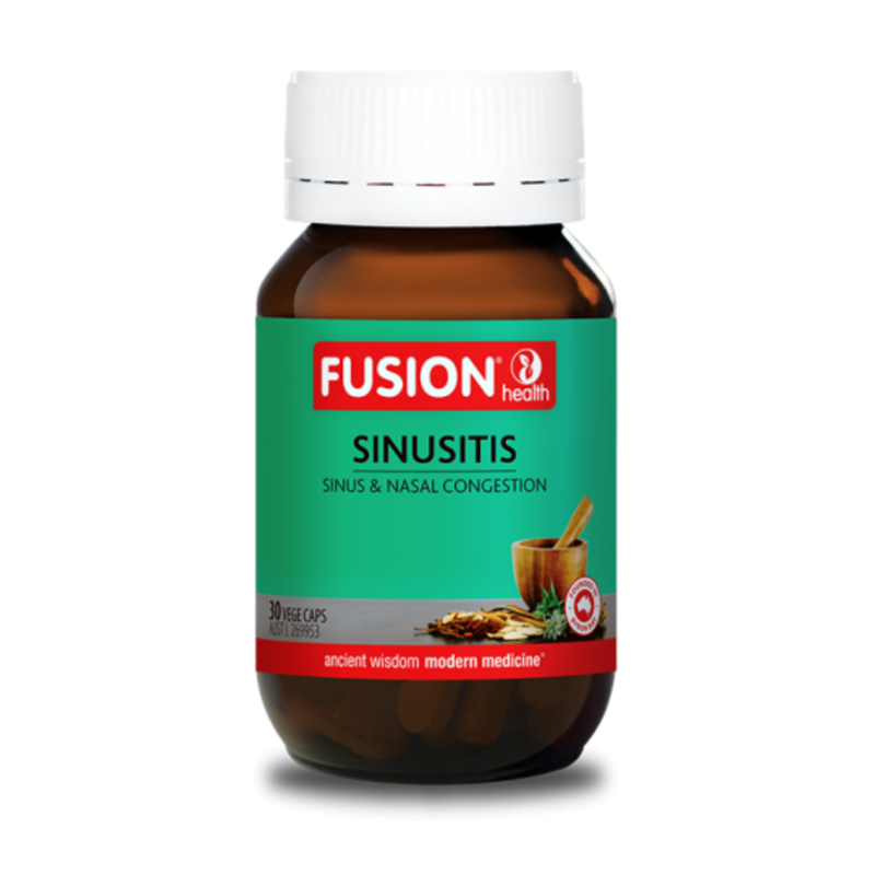 Sinusitis By Fusion Health 30 Capsules Hv/vitamins